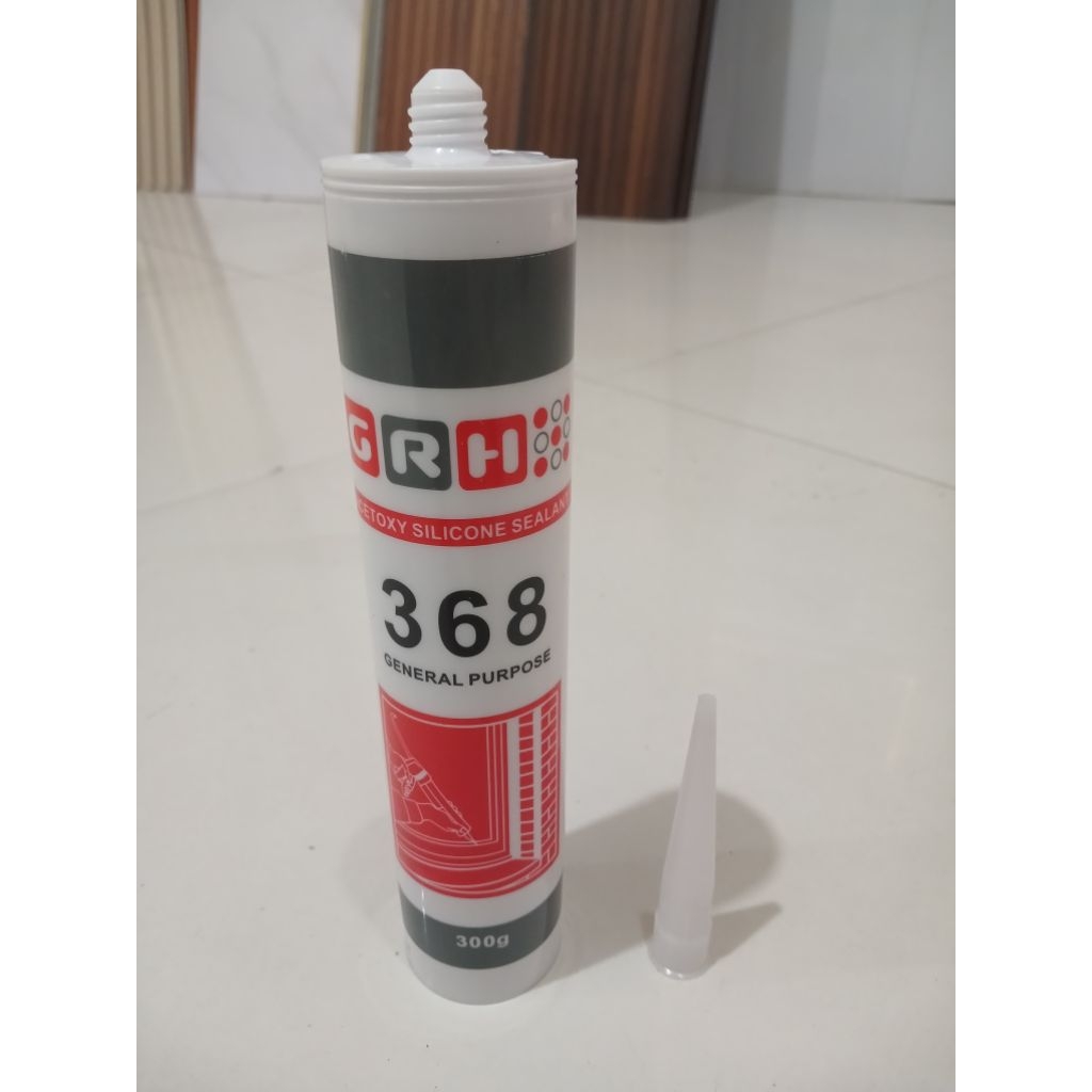 Lem Sealant Silikon Kaca WPC PVC WHITE