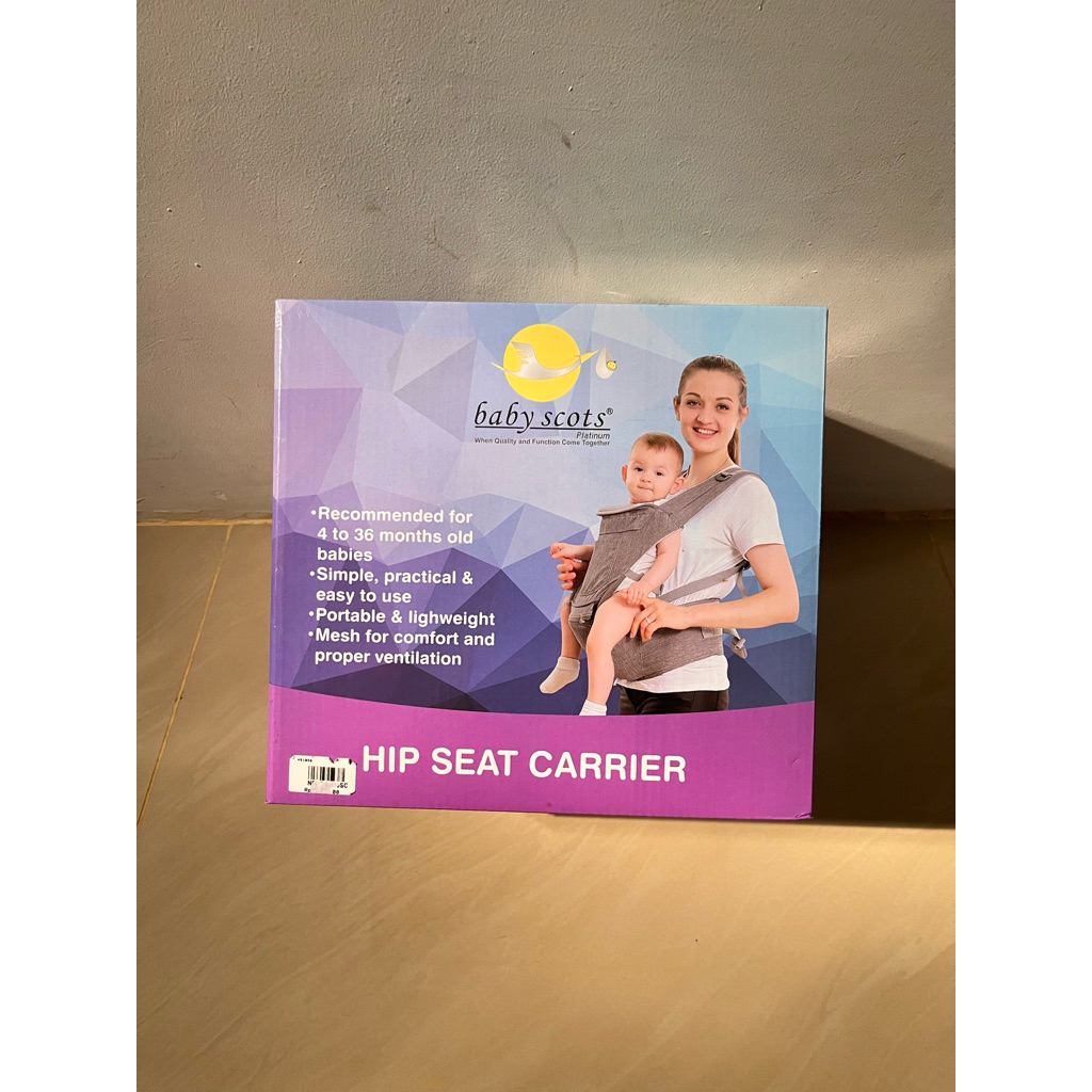 baby scots hip seat platinum