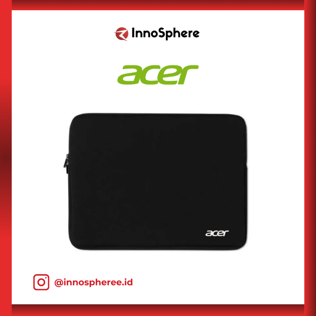Sleeve Laptop Hitam Acer - 12 inch