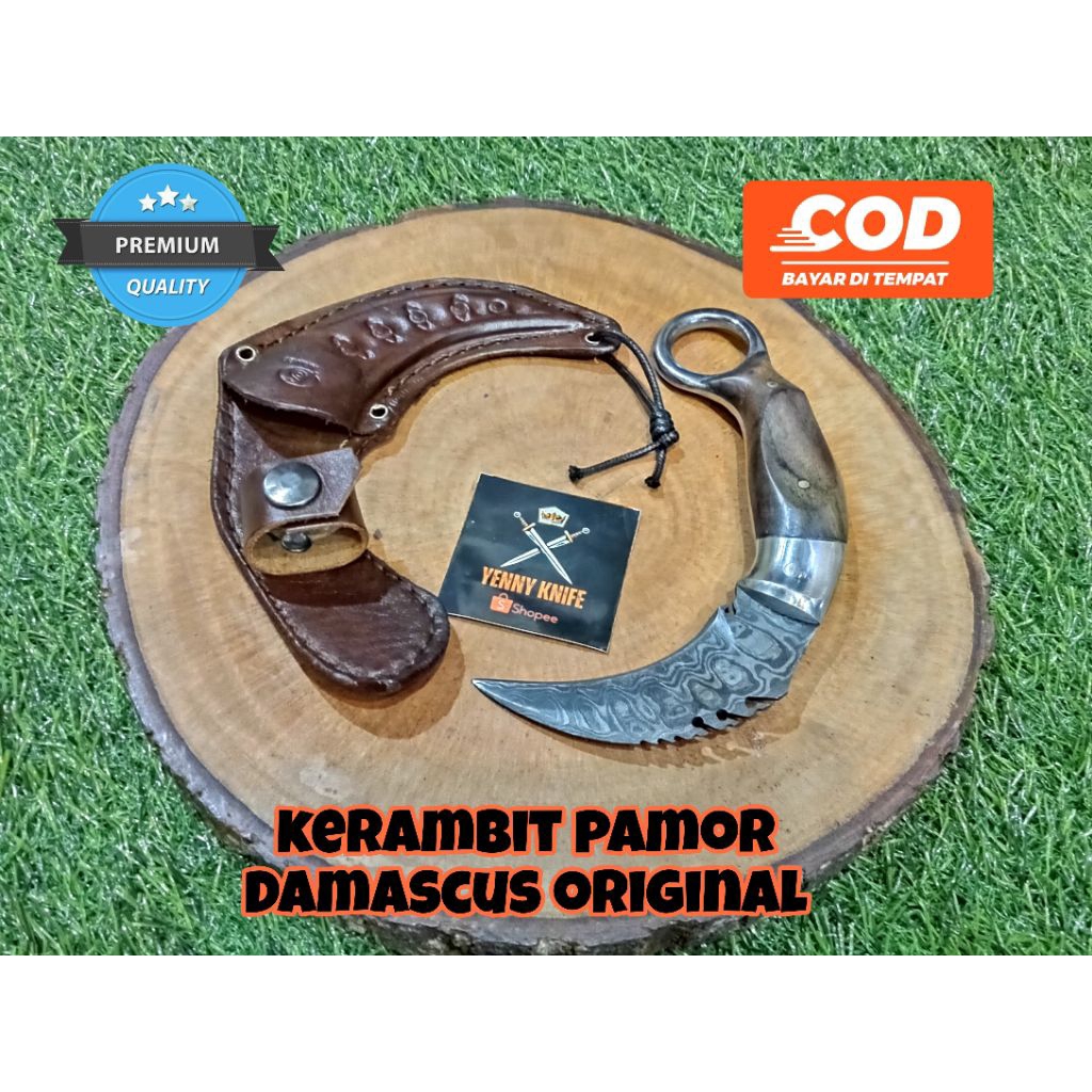 Kerambit Pamor Asli / Karambit Damascus / Kerambit Original /Hoby & Koleksi