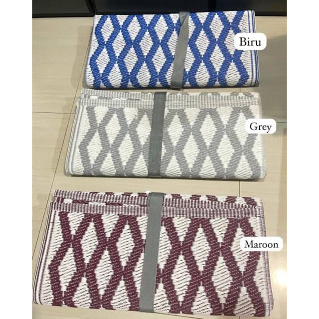 Tikar diamond/tikar piknik bahan plastik tebal