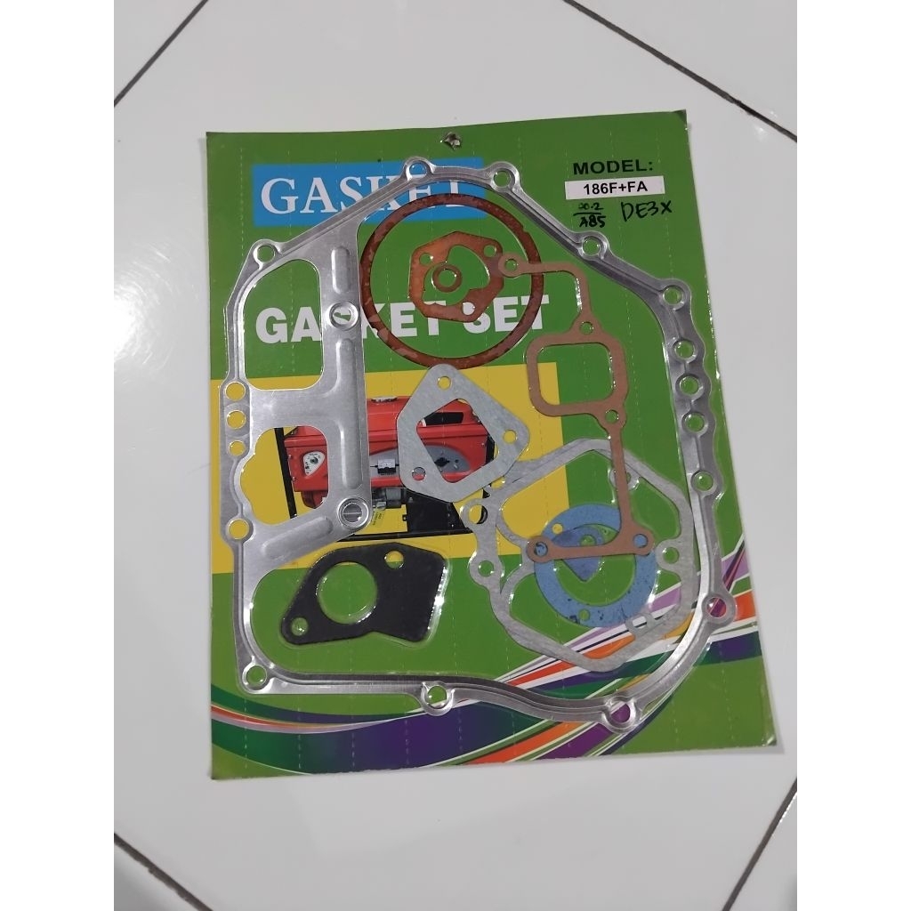 Fullset Mesin Genset Solar Tipe 186F / Perpak Set Genset Solar 186FA