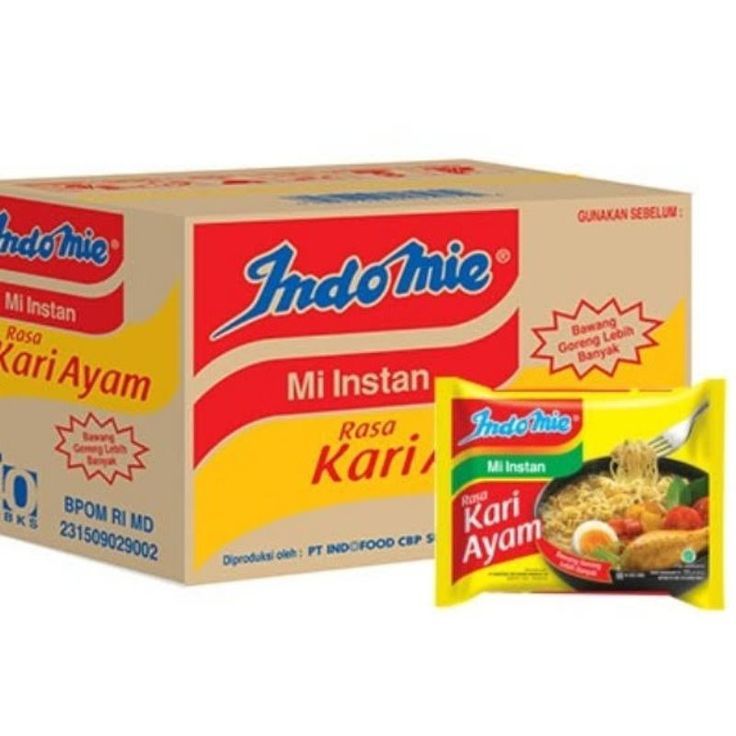 Indomie karie ayam 1 dus / Indomie kari ayam 1 dus 40 pcs