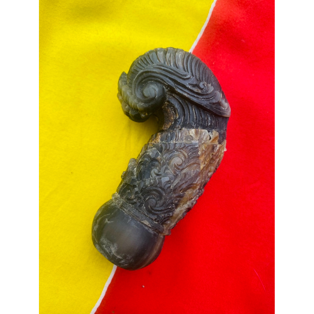 asli tanduk bule ukuran JUMBO untuk keris corok 40cm keatas | bethok JUMBO | deder keris | handle ke