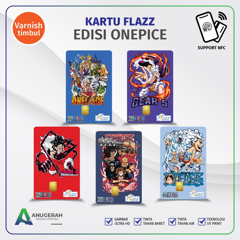 Kartu Flazz BCA Gen 2 Edisi One Piece