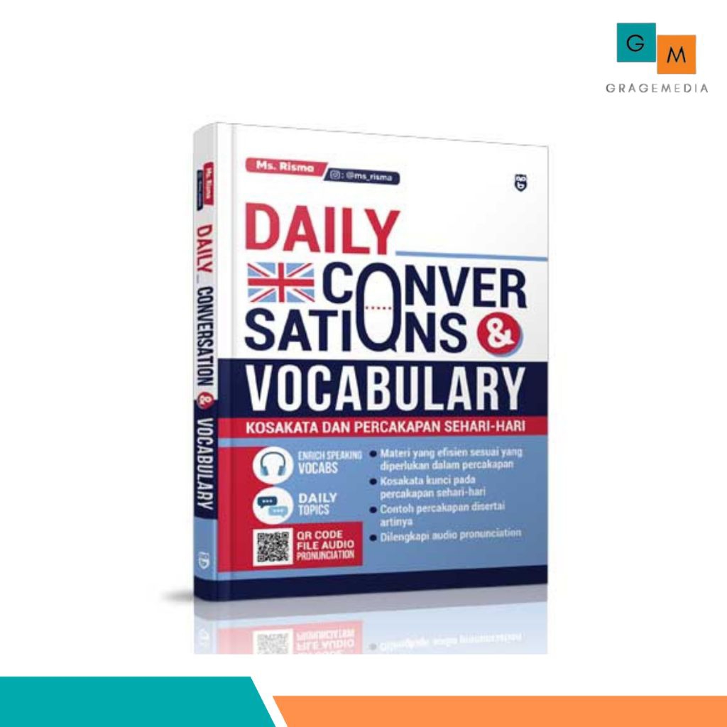 Buku Daily Conversations & Vocabulary Kosakata dan Percakapan Sehari - Hari Bahasa Inggris - Bmedia