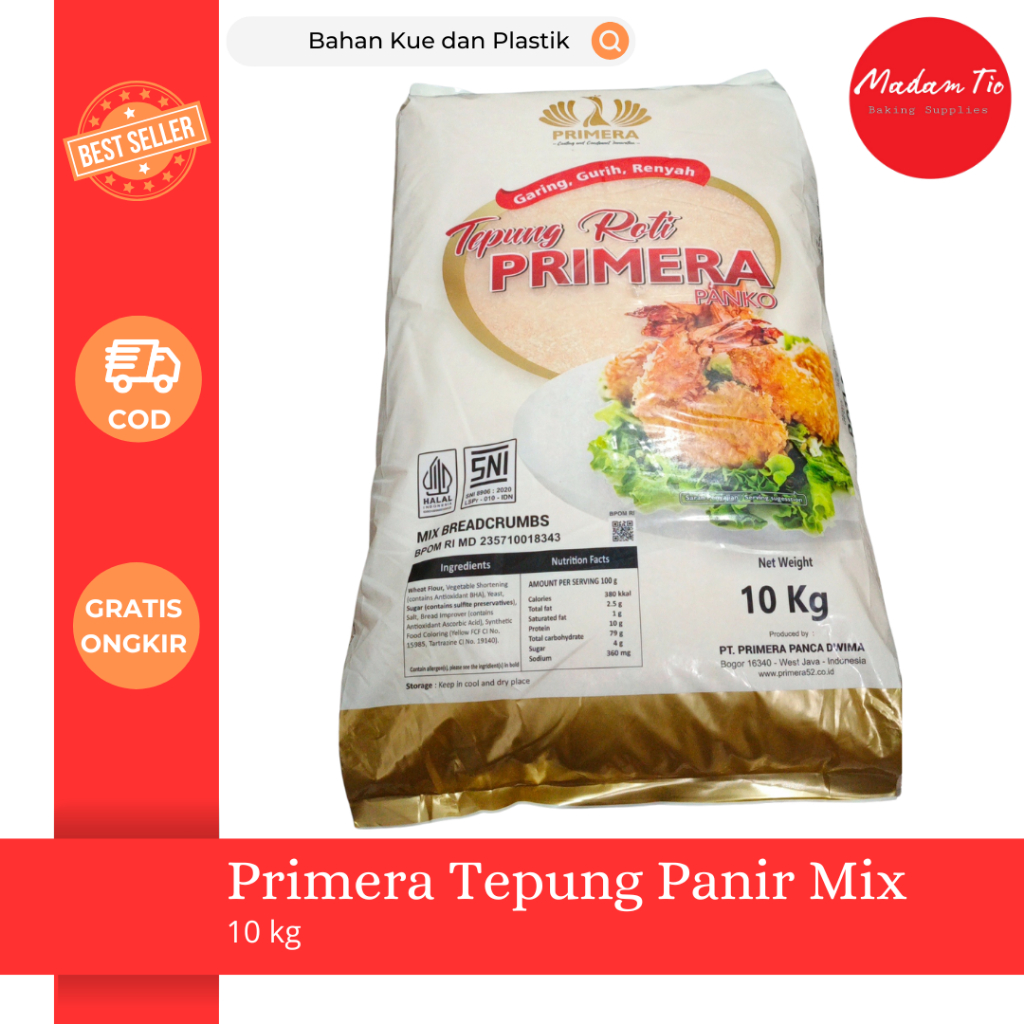 Tepung Panir Mix  Primera Panko 10 kg 1Karung