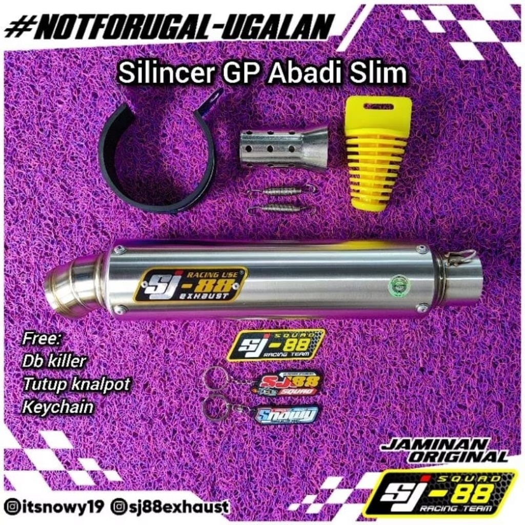 Silincer SJ88 GP Abadi Slim SS