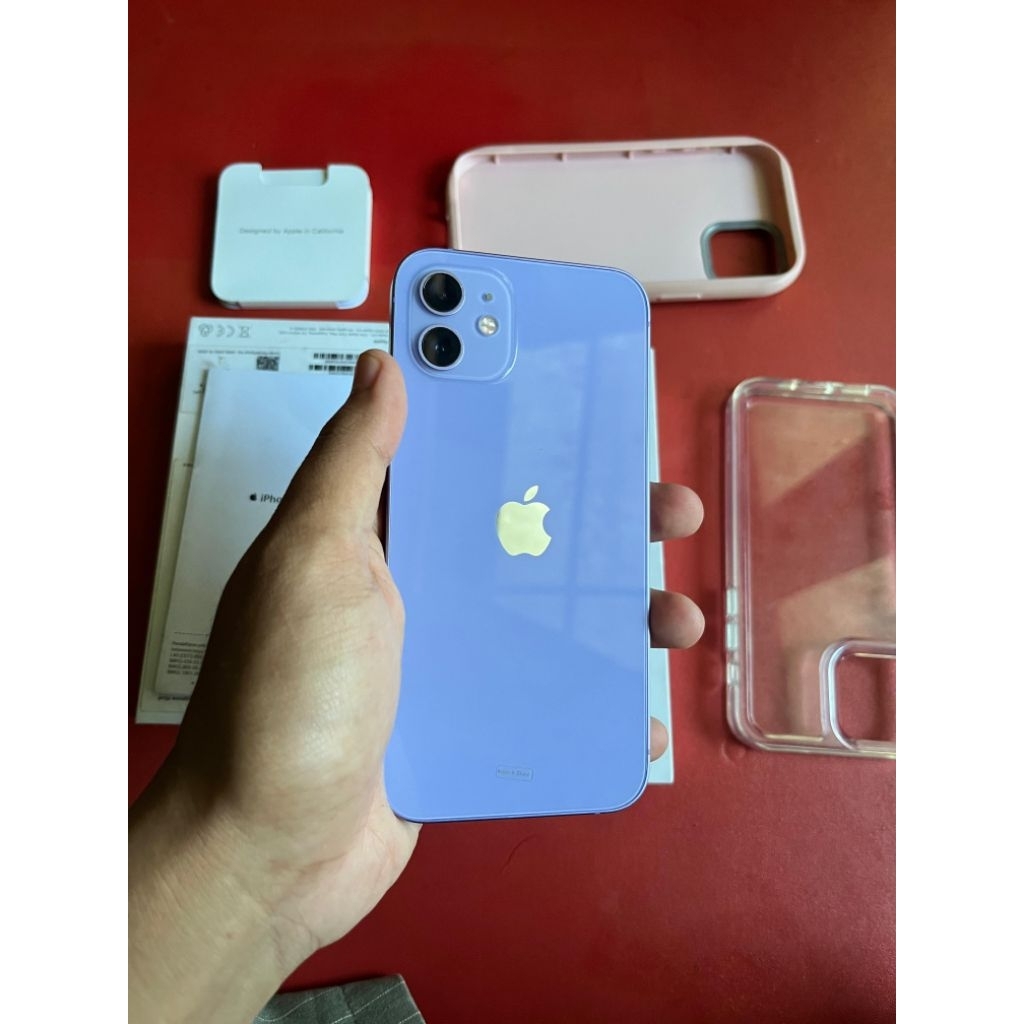 Iphone 12 128gb ibox purple fullset original