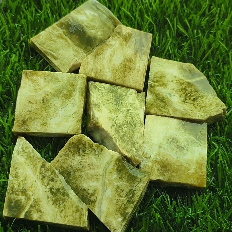 Batu Serpentine Motif Asli Natural / Bahan Batu Serpentine Motif