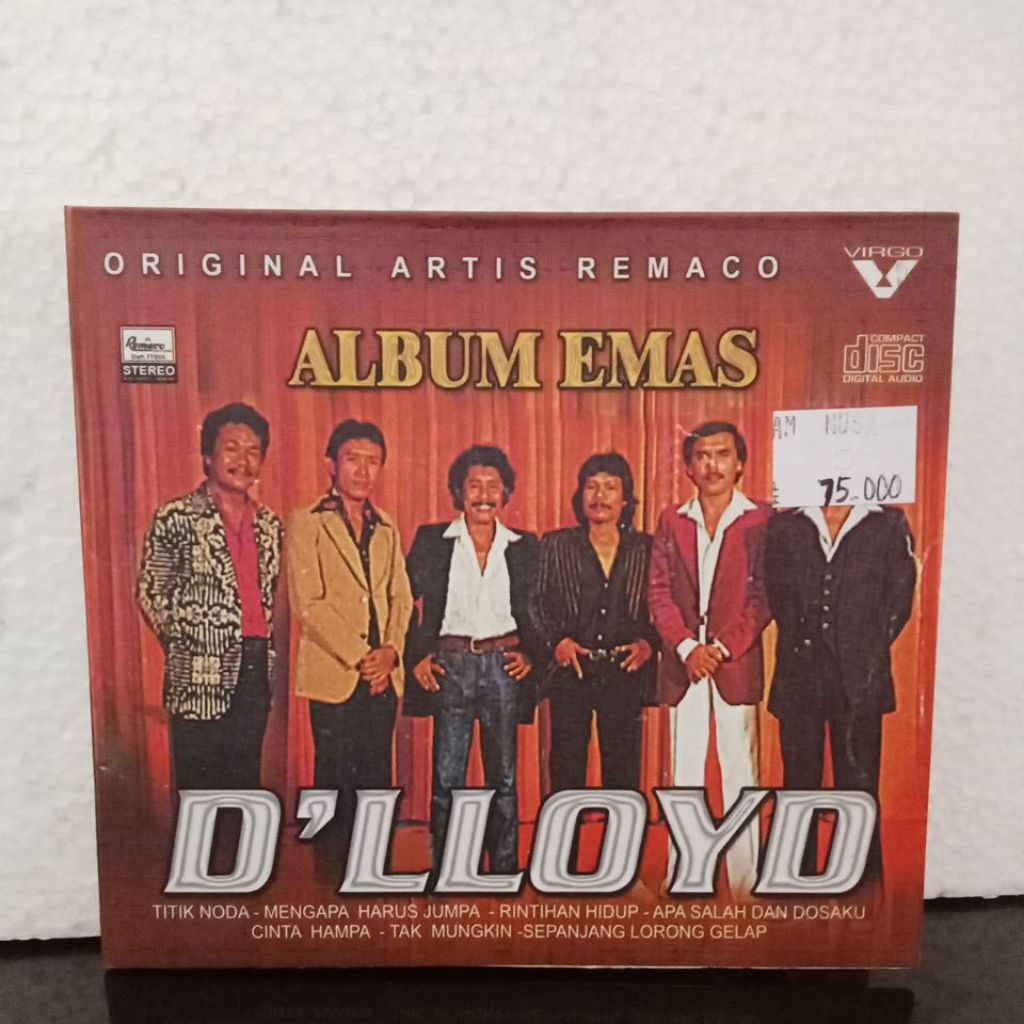 CD Compact Disc Album Emas D'LLoyd