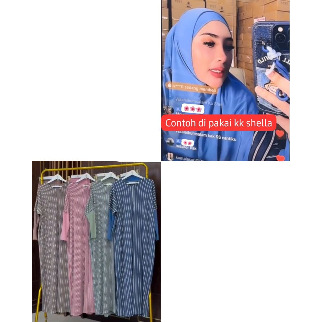 SHELLASAUKIA OFFICIAL SET BERGO SHELLASAUKIA ORIGINAL DRESS SET BERGO SHELLASAUKIA OFFICIAL DIJAMIN 