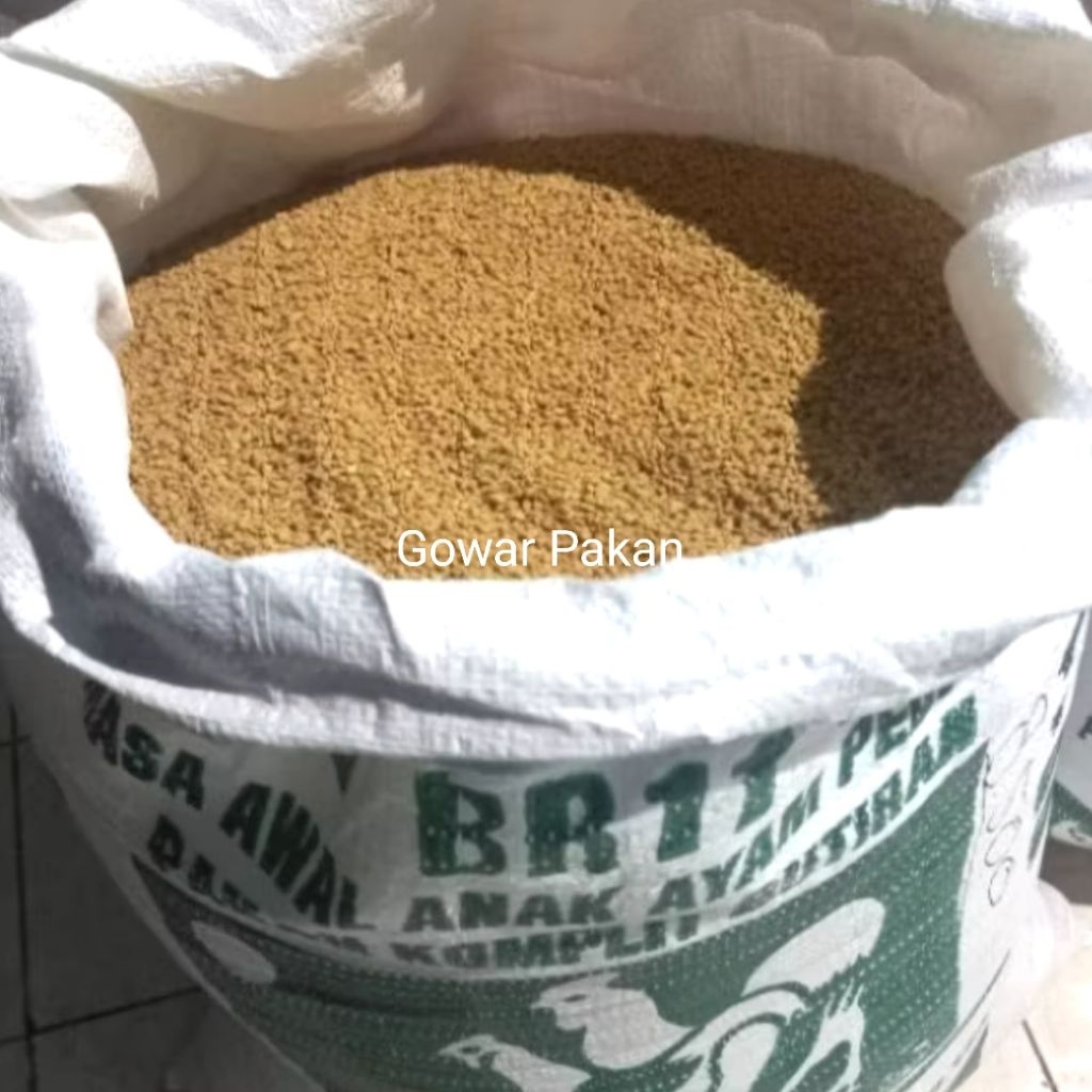 Pakan Ayam Pedaging BR 11 HI-PRO Pakan Unggas Repack 1 Kg.