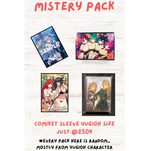 Mistery Pack Comiket Sleeve Yugioh Size