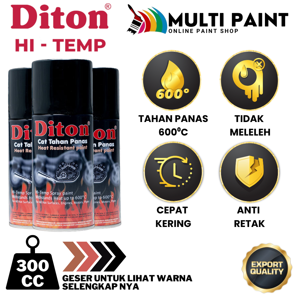 DITON HI TEMP 300CC CAT SEMPROT TAHAN PANAS DITON PILOX DITON ANTI PANAS 300CC PYLOX ANTI PANAS