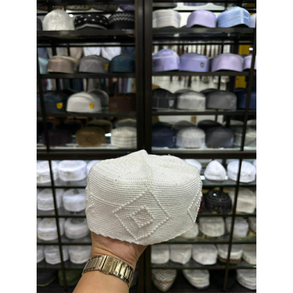 KOPIAH HADROMY BAHAN IMPOR PRIMIUM | peci rajut kuwalitas tinggi
