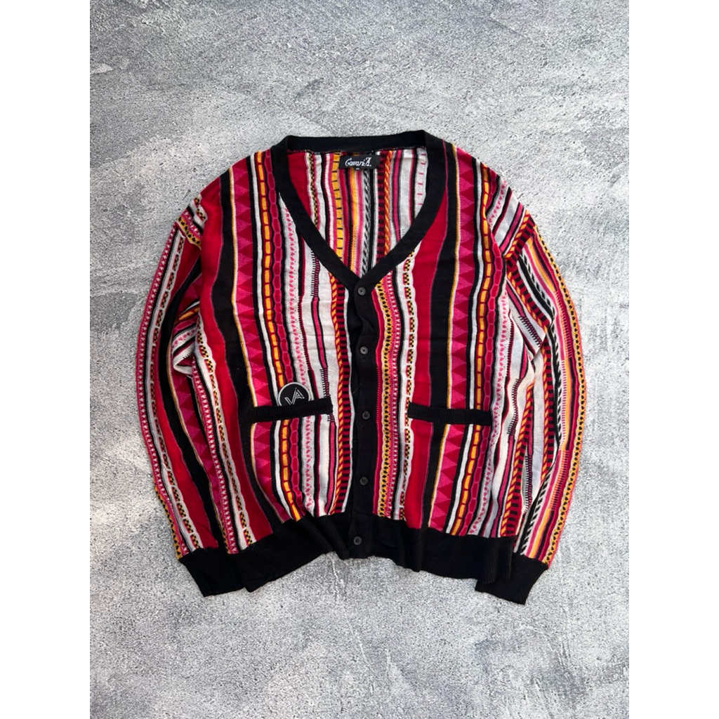 Vintage Knitwear 3D Cavaria Cardigan Pattern Ala Coogi