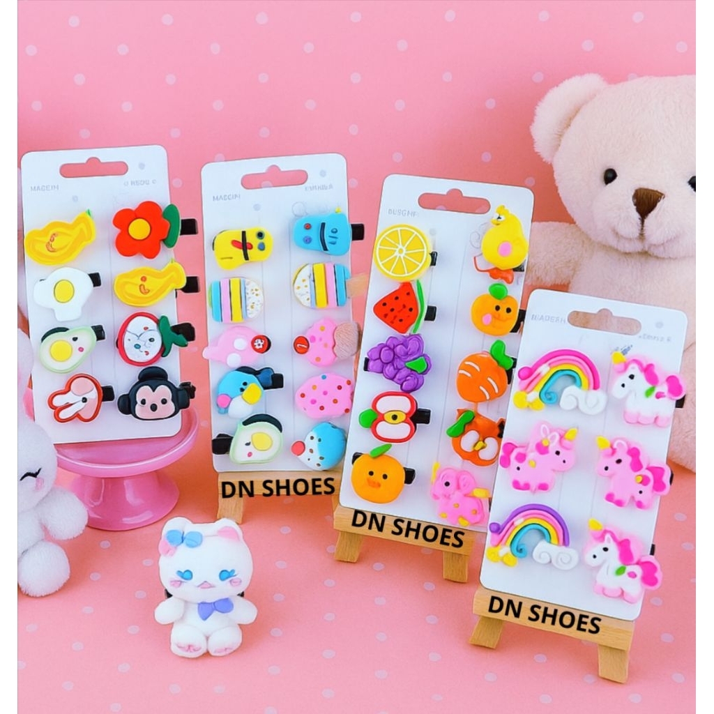 Ikat Rambut anak Kunciran anak Jepitan anak perempuan motif unicorn bt21