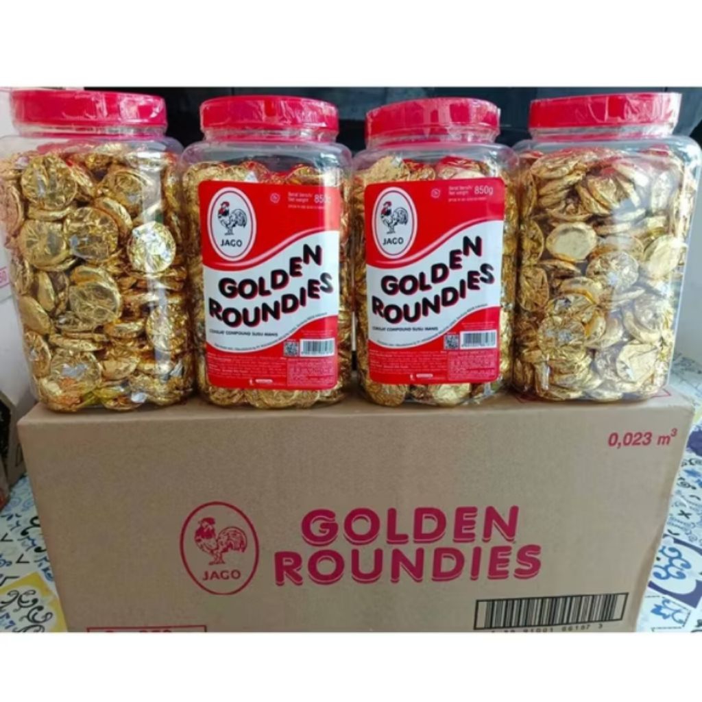 coklat koin roundies coklat jago Delfi toples 700 gr