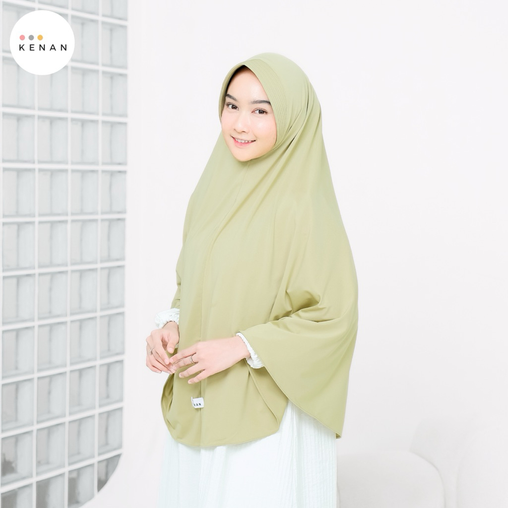 HIJAB KENAN INSTANT BERGO SABRINA XL JUMBO HIJAB SYAR'I HIJAB DAILY HIJAB HARIAN KONDANGAN SIMPLE