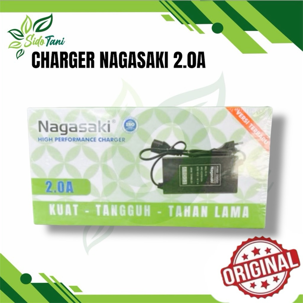 Cas sprayer NAGASAKI charger sprayer elektrik 2A cas aki