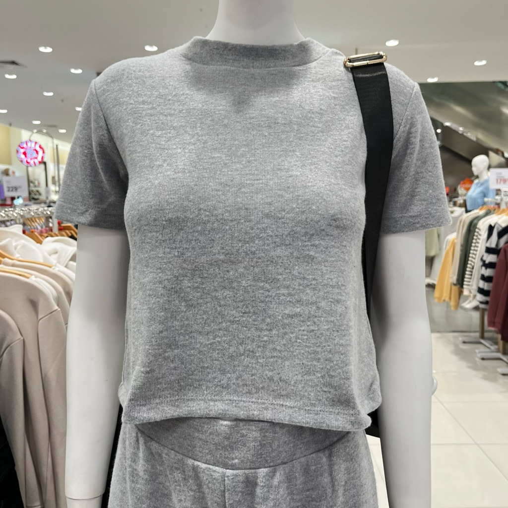 nevada crop top wanita kaos polos