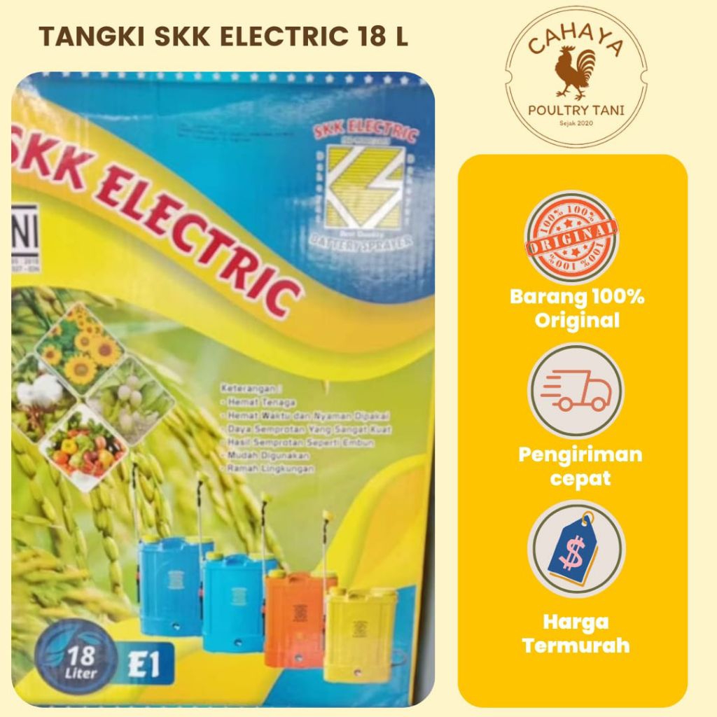Tangki Semprot Sprayer SKK KRESNA 18 Liter, SKK Elektrik