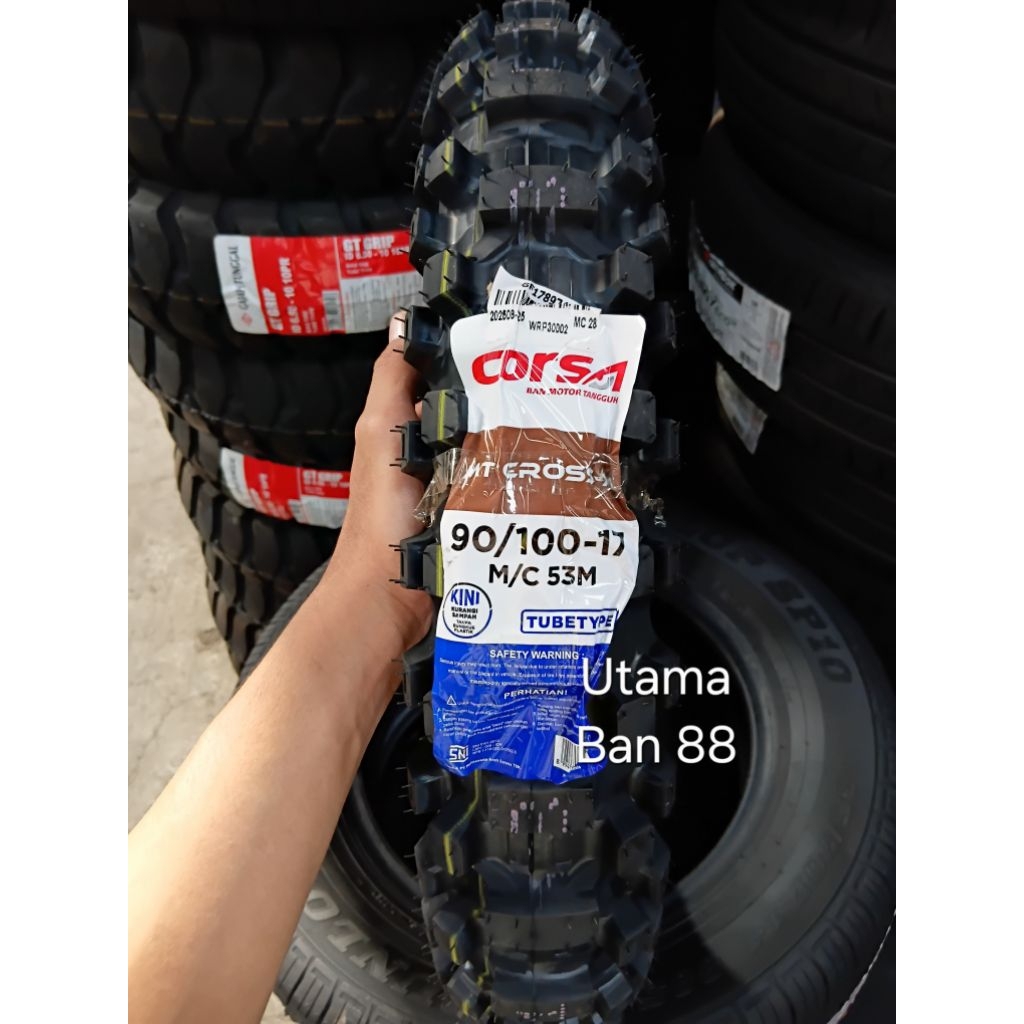 Ban Motor Corsa 90/100-17 MT Cross X Tubetype