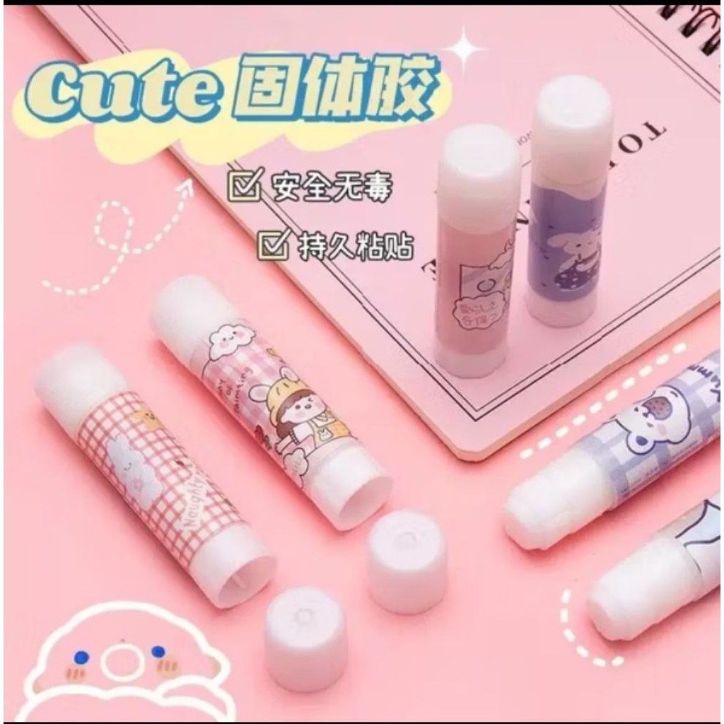 lem kertas / lem perekat / lem padat / glue stick / lem lucu