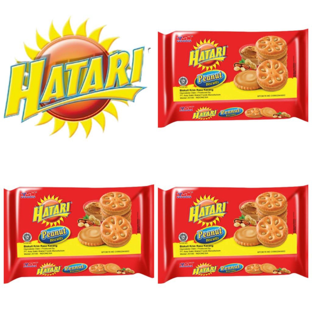 Hatari Biskuit Krim Kacang 225 Gr