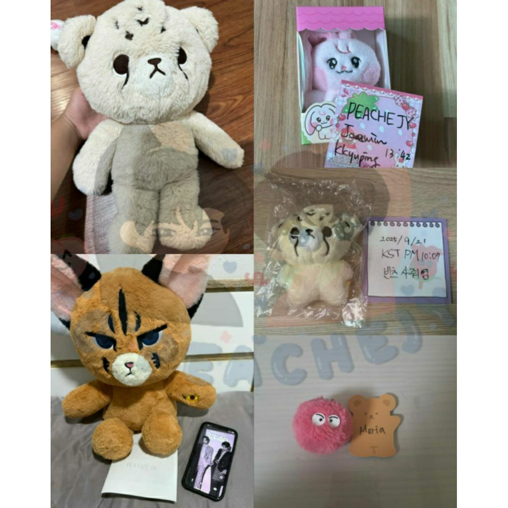 [PRE-ORDER] NCT 127 DREAM WISH MARK JAEMIN JENO JOHNNY DOLL - DREAMIEZ LINE FRIENDS KKYUPING CHEETAH