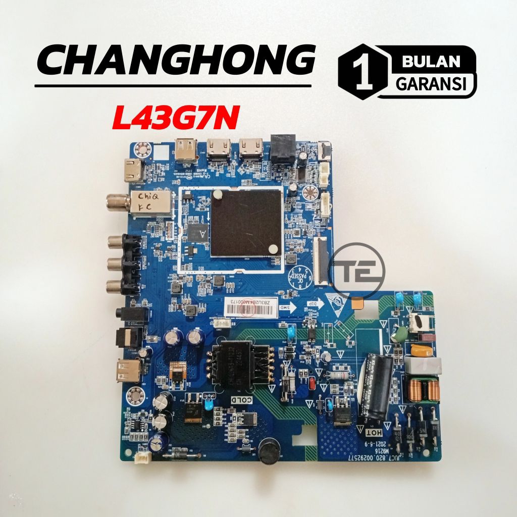 MB CHANGHONG L43G7N MOBO MESIN TV LCD MAINBOARD MODUL MOTHERBOARD TV