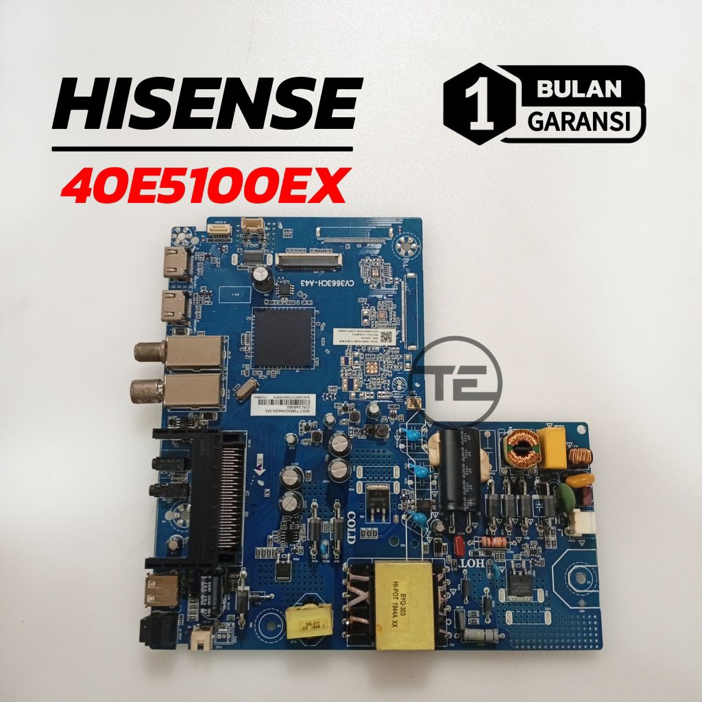 HISENSE 40E5100EX MAINBOARD MODUL MESIN TV MOTHERBOARD TV LED