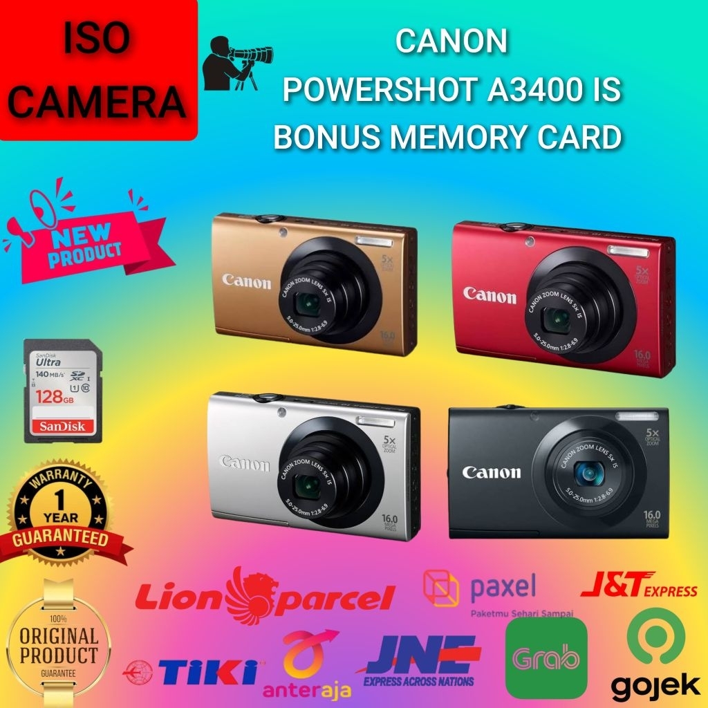 CANON POWERSHOT A3400 IS