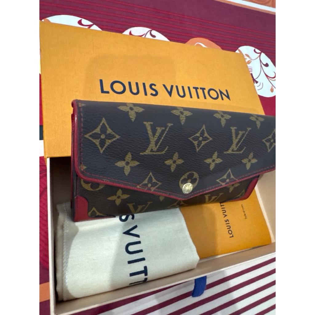 lv wallet second dompet lv monogram second bekas