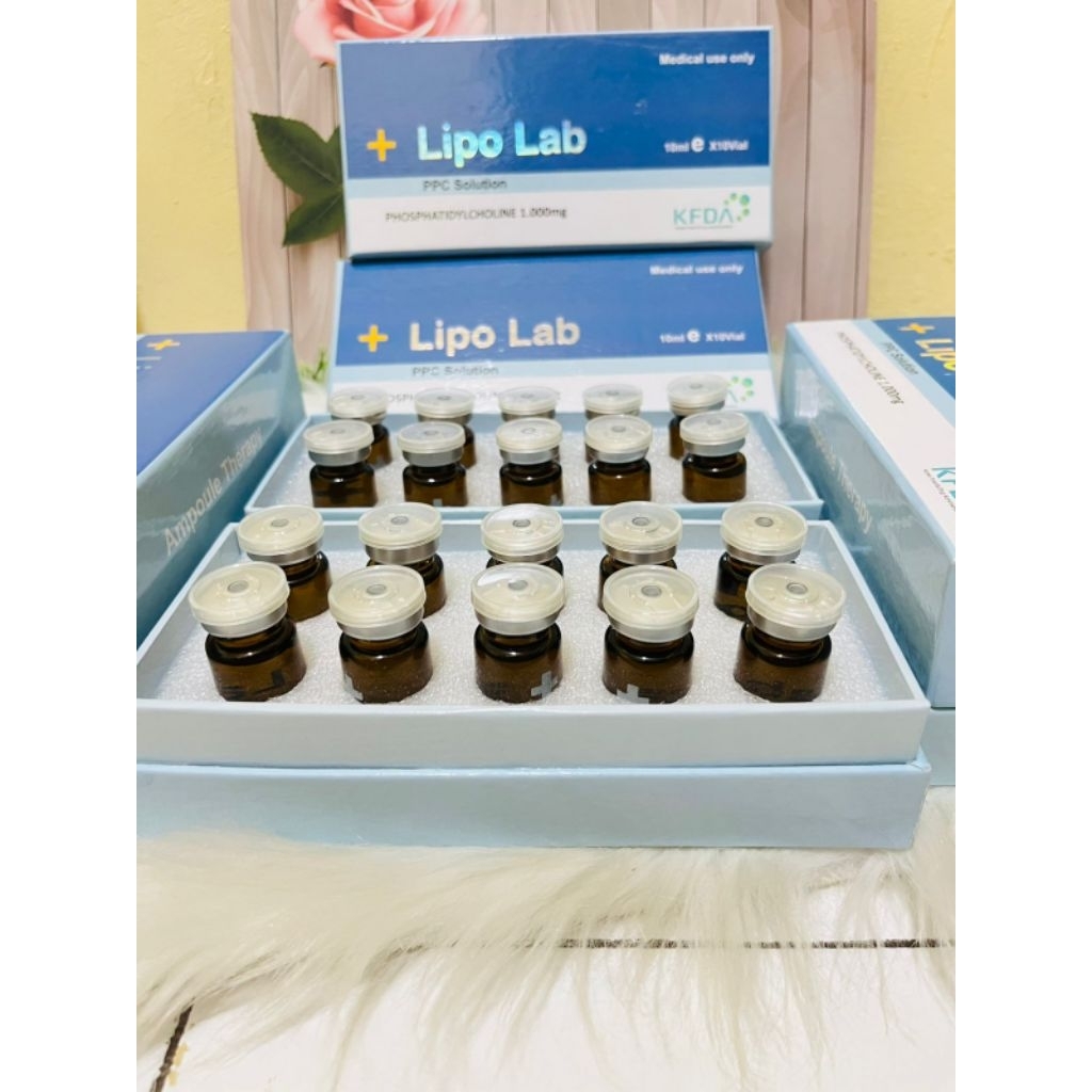 original lipo-lab coklat (eceran) lipo - lab vial coklat original