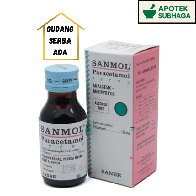 SANMOL SIRUP - TURUN PANAS ANAK