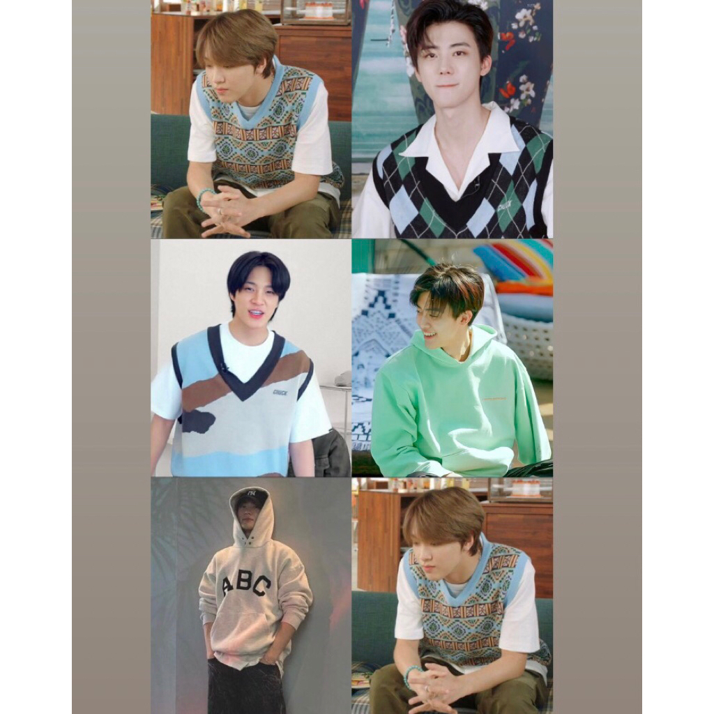 PL PRELOVED VEST HOODIE NCT EXO JAEMIN HAECHAN JENO JAEHYUN