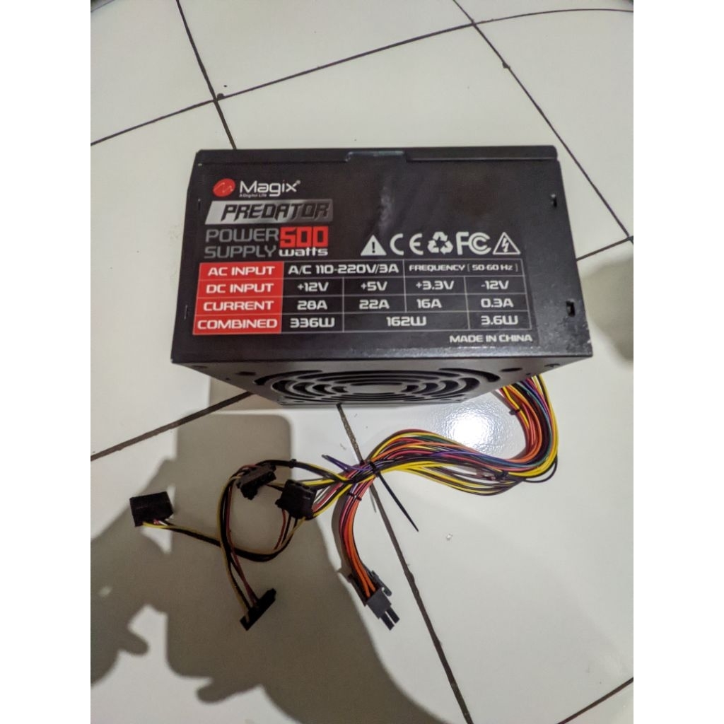 PSU Magix Predator 500w