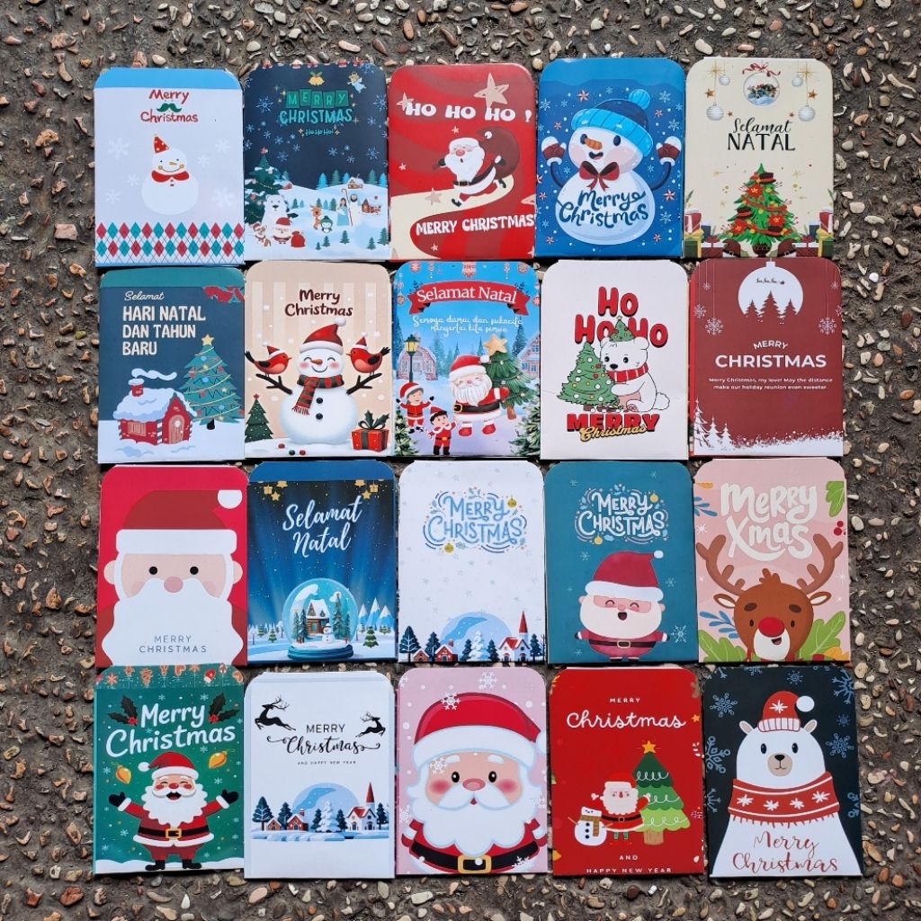 100PCS AMPLOP NATAL // ANGPAO NATAL // AMPLOP VIRAL