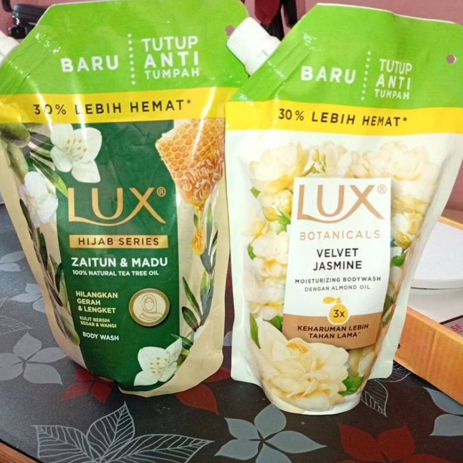 Body Wash Sabun mandi cair LUX baru Tutup Anti Tumpah