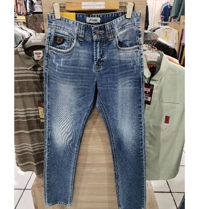 Celana Jeans Pria Lois Original Slimfit Celana Jeans Panjang Pria Lois Terbaru