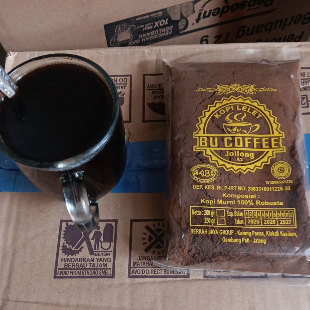 Kopi bubuk / Kopi lelet 200 gr khas jolong pati jawa tengah