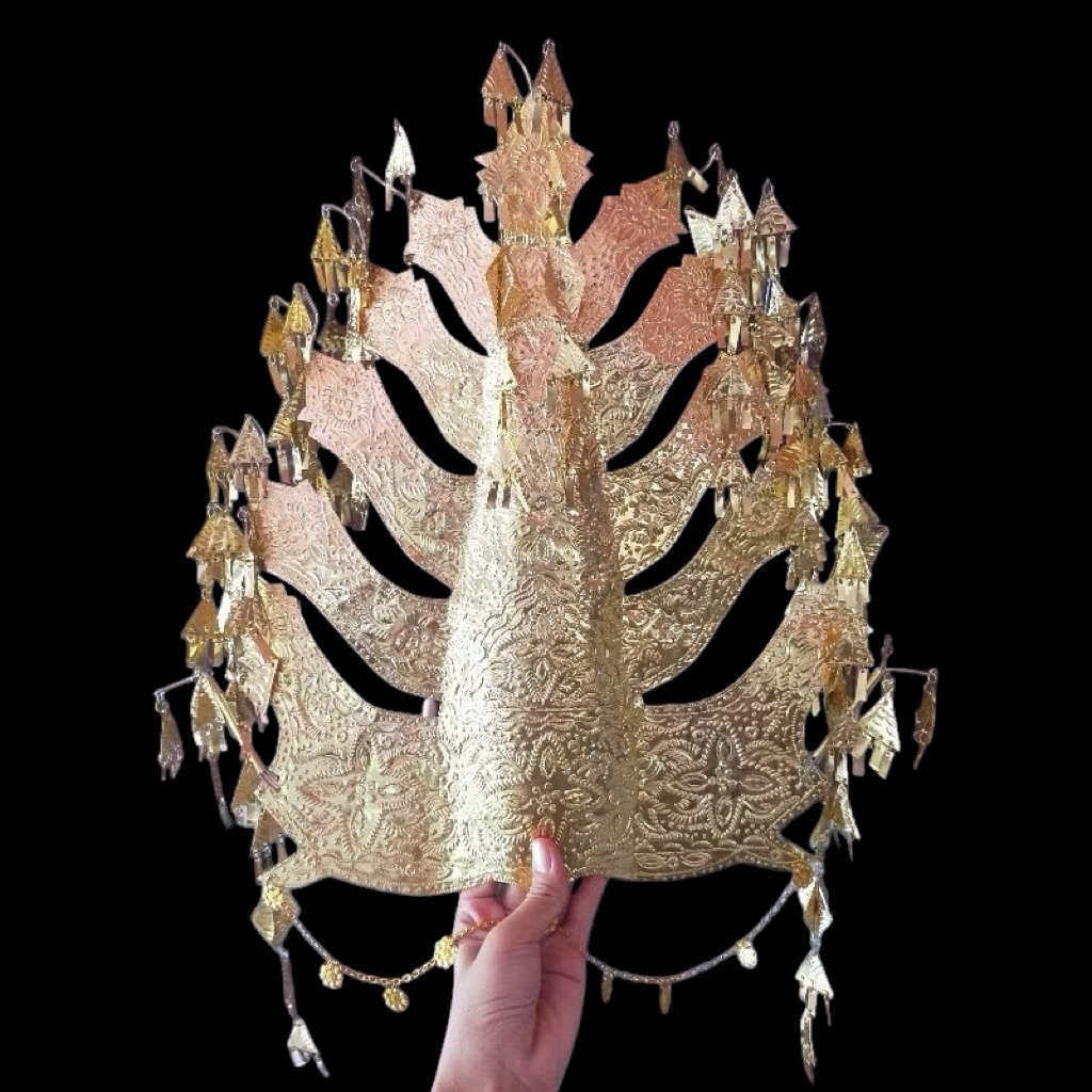 Bulang mandailing/bulang adat batak/sunting mandailing penganten/mahkota mandailing/bulang mandailin