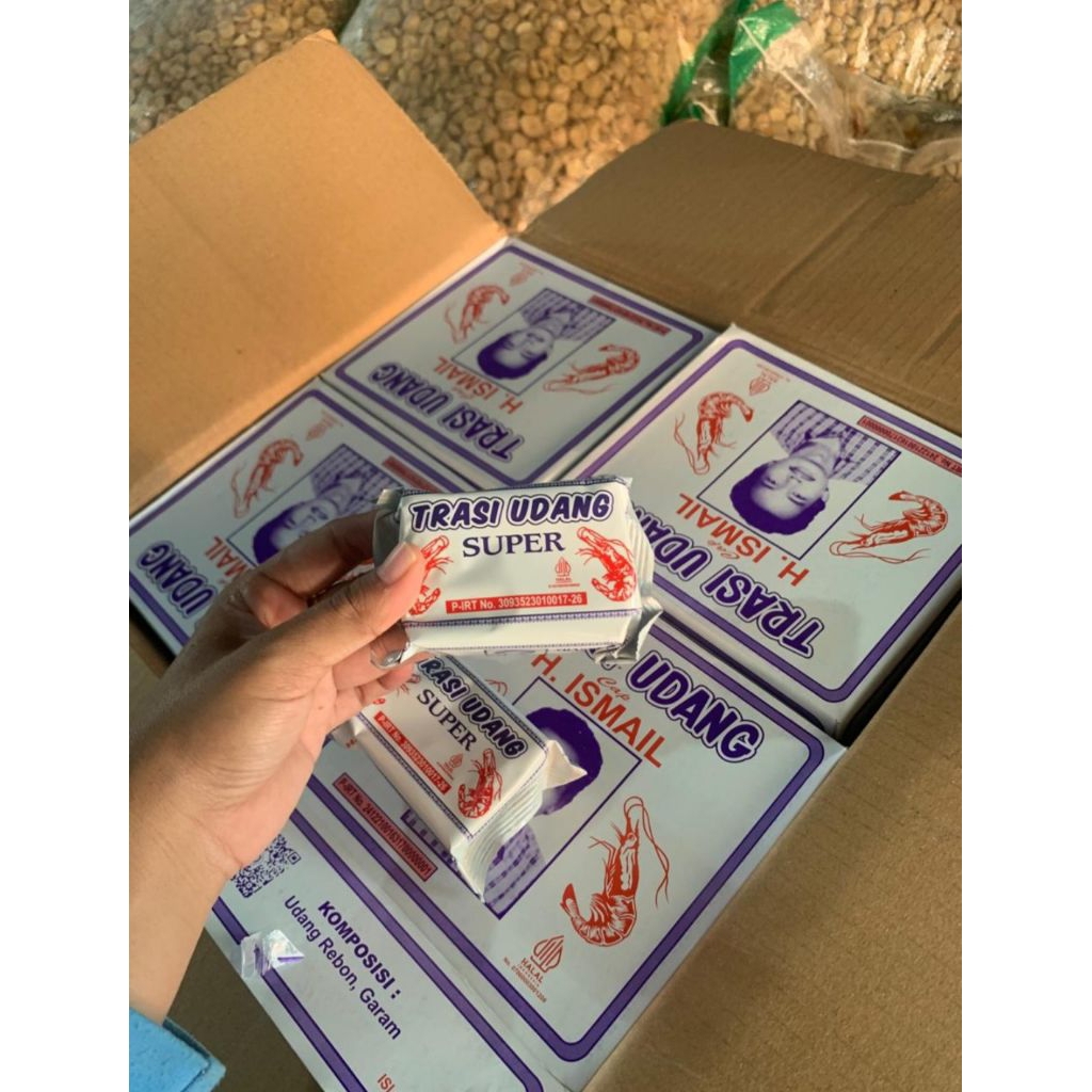 TERASI UDANG H. ISMAIL ASLI TUBAN KEMASAN PUTIH