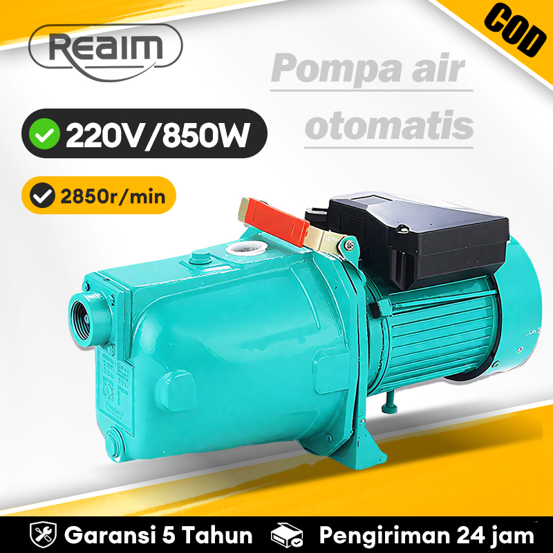 REAIM Pompa Air Jet Pump Pompa Pendorong Air Semi Jet Pump Booster Otomatis Pompa air Otomatis Boost
