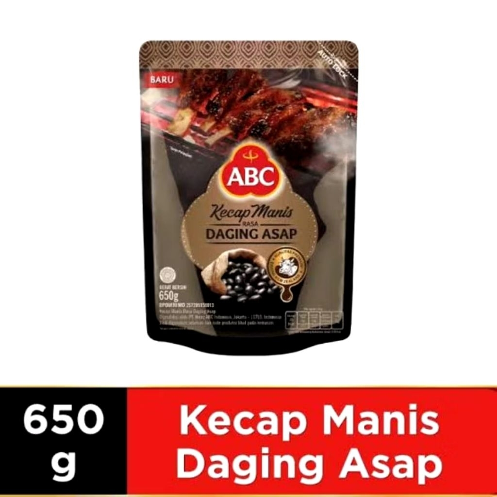 ABC Kecap Manis Rasa Daging Asap 650g