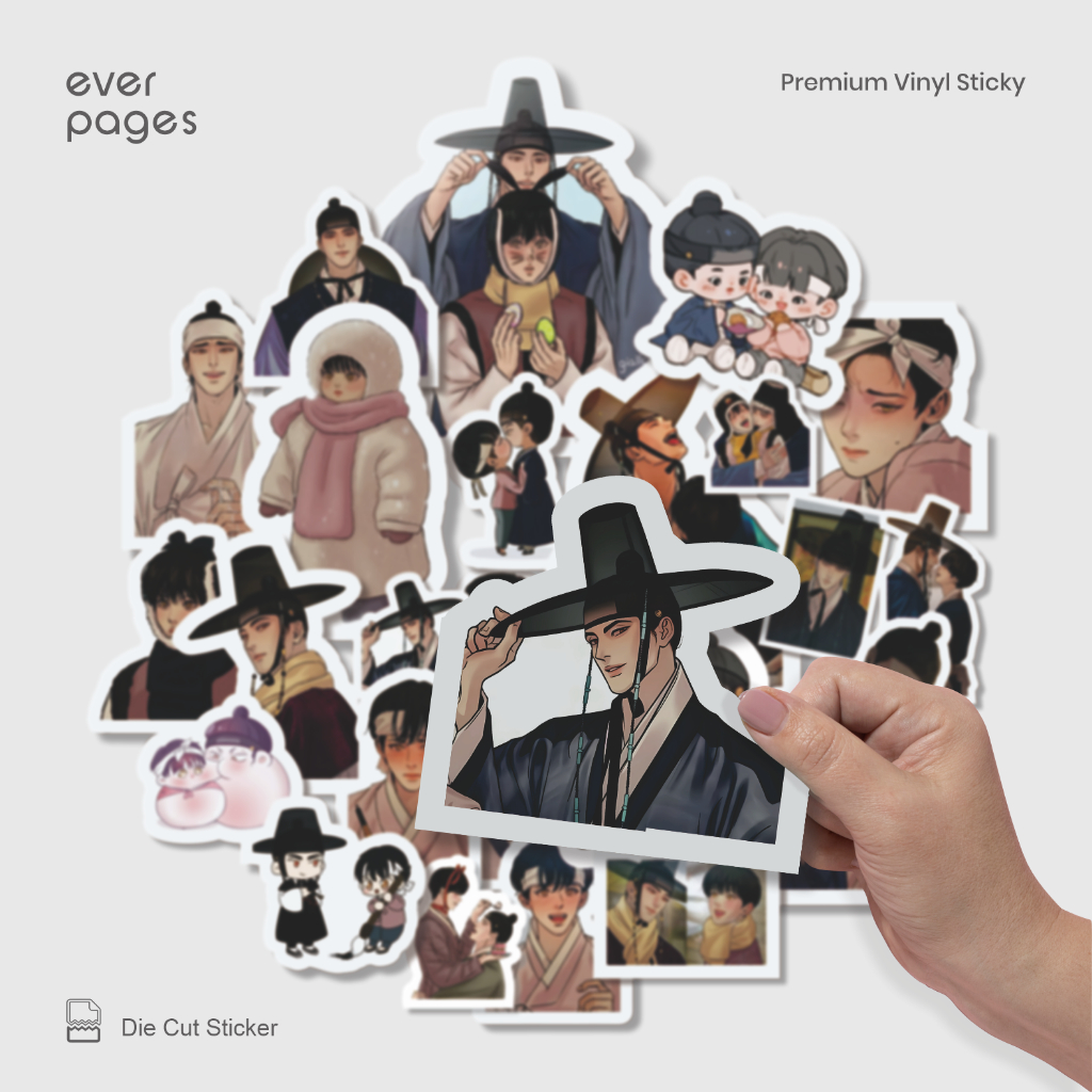 (25 pcs) Sticker Manhwa Painter of the Night Waterproof - for HP, Laptop, Buku, Tumblr