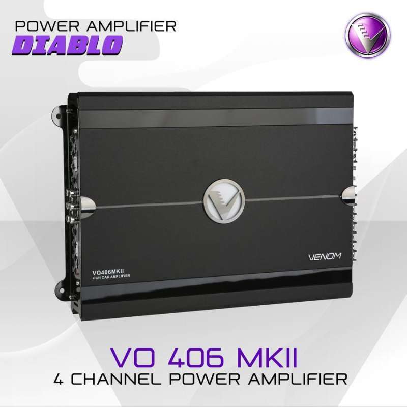 Power Amplifier VENOM Diablo VX 406 MK II (4 CH) / 500.1 MK II (MONOBLOK)
