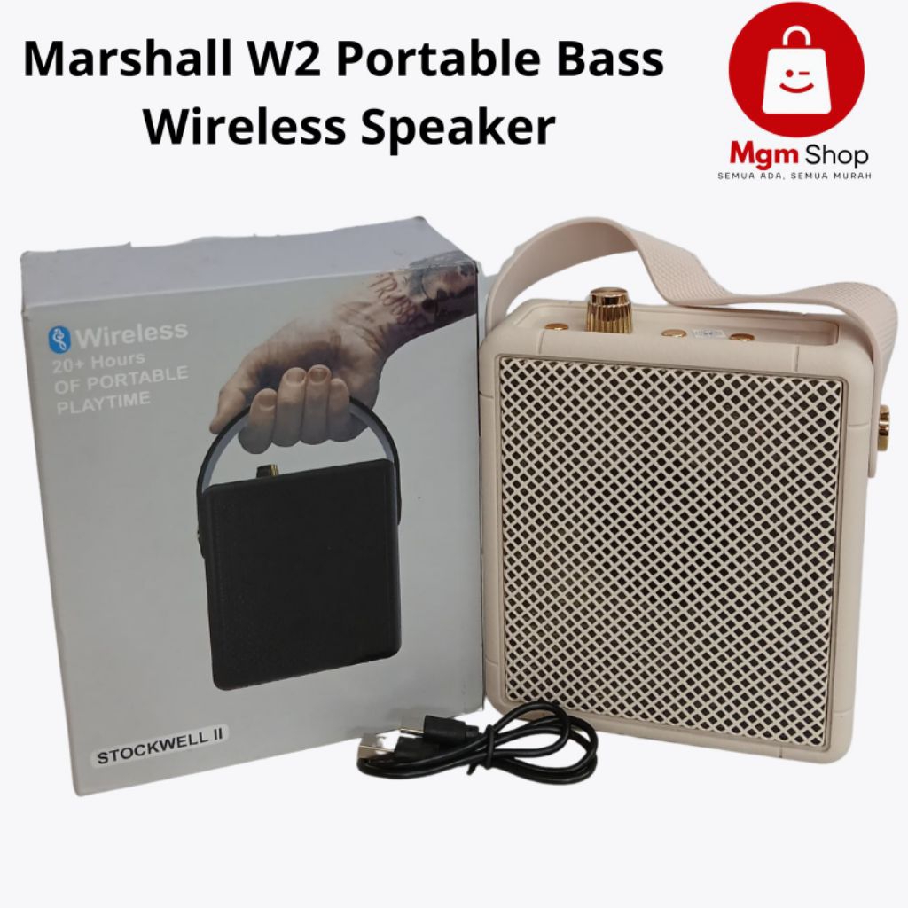 Speaker Wireless Portable MARSHALL W2 Bluetooth Speaker GOOD QUALITY